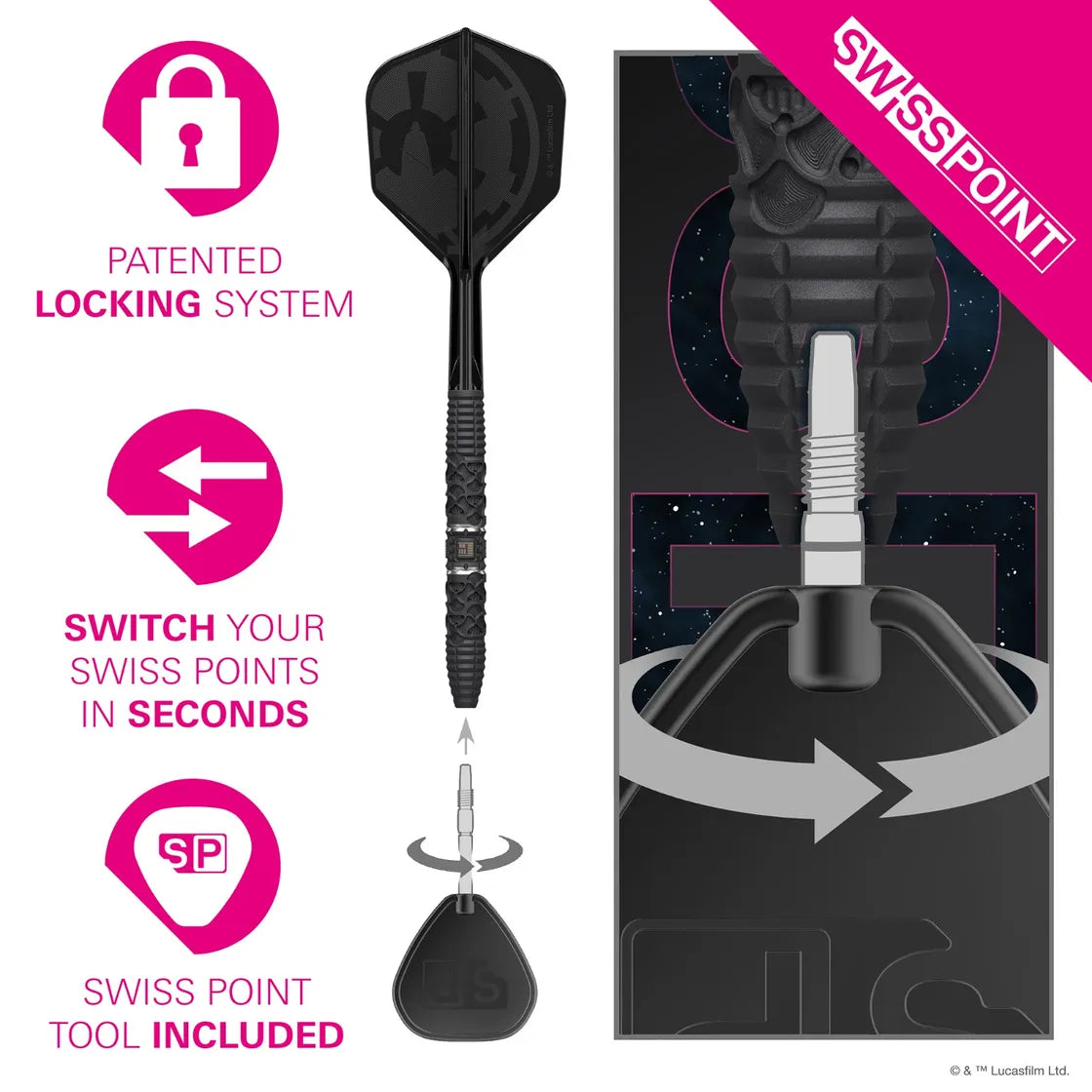 Target Star Wars Darth Vader 24g 95% Swiss