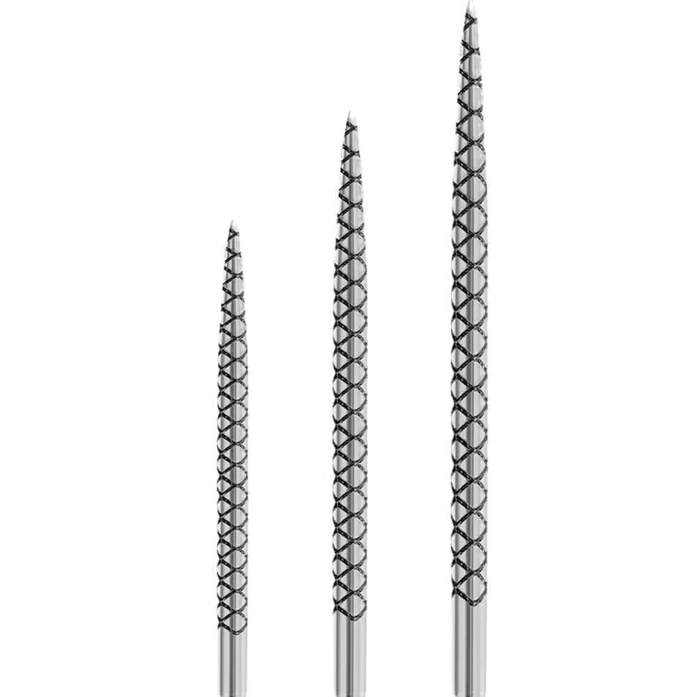 Target Diamond Pro Point 36 mm -teräskärjet – hopea, 3 kpl