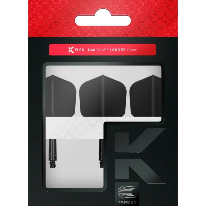 Target K-Flex No6 Short musta - integroitu varsi ja sulka