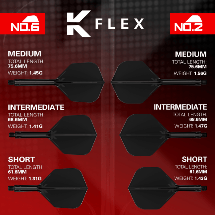 Target K-Flex No6 Short sininen - integroitu varsi ja sulka