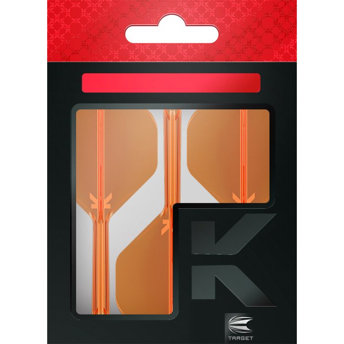 Target K-Flex No2 Medium Neon oranssi - integroitu varsi ja sulka